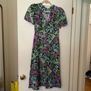 Hunter Bell Linen Midi